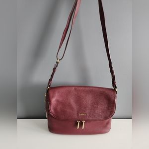 Fossil Large Preston Flap Crossbody Bag (EUC)